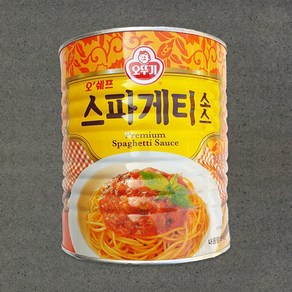 지케이푸드 오뚜기 스파게티소스 3kg 오쉐프 토마토스파게티 파스타소스 업소용 대용량, 3mg, 1개