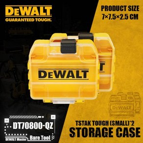 디월트공구함 DEWALT DT70800 DT70801 DT70803 DWAN2190 TSTAK 터프 스토리지 케이스 스크루 드라이버 비트 부품 박스 전동 공구 액세서리