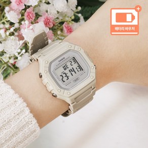 CASIO 파스텔 컬러 공용 커플 스포츠 시계 +배터리교환권패키지