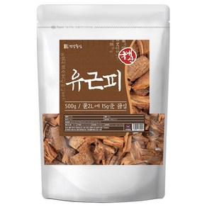 건강중심 국산 유근피 500g 느릅나무껍질, 1개