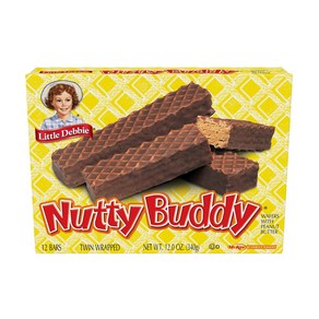 Little Debbie Nutty Bas 12 Count 리틀 데비 너티 바 12개, 136.08g, 1개