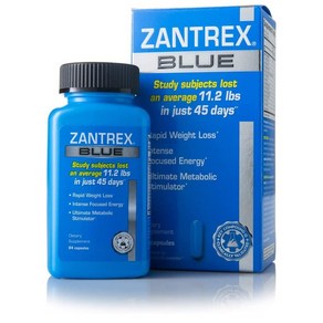 (1+1) 졸러 zantrex BLUE 잔트렉스 블루 로디올라 마카 루트 녹차잎 과라나 추출물 84소프트젤 2팩