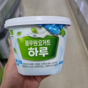 풀무원 하루 요거트 빅팟 플레인, 단품, 400ml, 1개