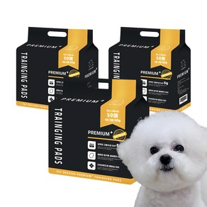 펫드레서 강아지 배변패드 레몬향 40g, 50개입, 3개