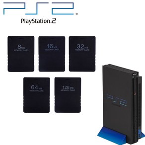 PS2 플스2 메모리 카드 8MB 16MB 32MB 64MB 128MB, 1개