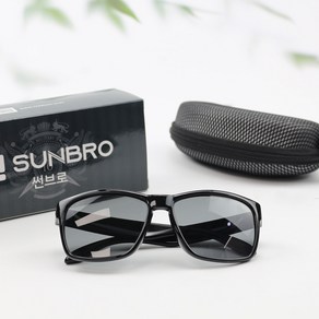 SUNBRO cush 19g초경량 편광 스포츠선글라스, 1개