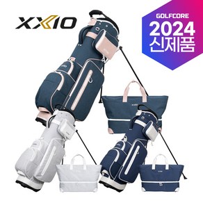 [24년신상]젝시오 XXIO SUMMER BREEZE STAND 써머 브리즈 스탠드백 보스톤백세트(GGC-23093), 블루핑크, 상세 설명 참조