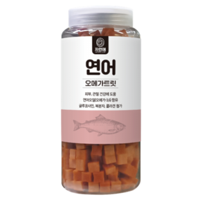 자연애 가수분해 강아지 간식 연어 520g, 오메가 트릿 연어, 1개