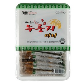 참좋은 가마솥의 구수한 별미 누룽지 미니 12p, 396g, 2개