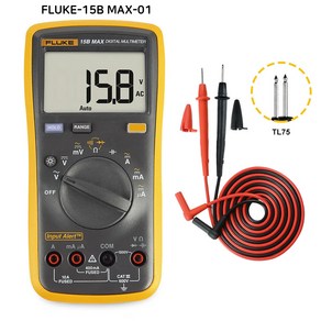 플루크 디지털테스터 Fluke-15B MAX-01 (TL75) 멀티미터, 1개