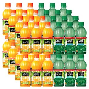 미닛메이드 오렌지 350ml 24개+알로에 350ml 24개[K], 24개
