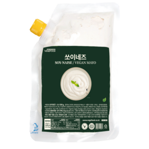 두유로만든 비건 마요네즈 쏘이네즈 500g 무오신채 비건푸드 착한칼로리