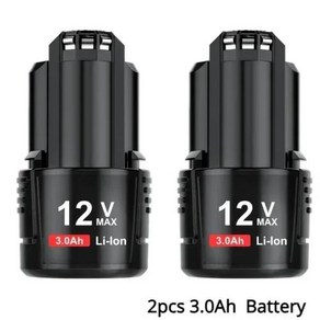 Bosch 교체 배터리 BOSCH BAT412A BAT413A D-70745GOP 2607336013 2607336014 PS20-2 3000mAh BAT411 12, [01] 2pcs 3000mAh, 1)2pcs 3000mAh