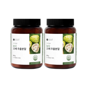 바로푸드 노니 20배 추출분말, 2개, 200g