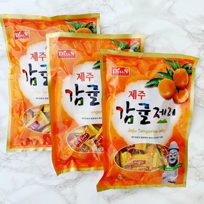 다산식품 제주감귤젤리 300g-3봉, 300g, 3개