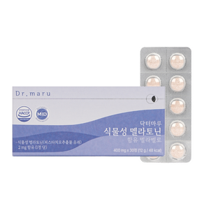 닥터마루 식물성 멜라토닌 함유 멜라벨로, 1박스, 30정