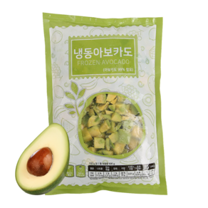 푸드야식품 냉동 아보카도 다이스 500g, 1개