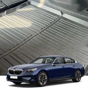 BMW G60 5시리즈 트렁크매트 카본디자인 논슬립 3D