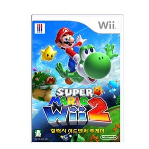 [닌텐도 위] 슈퍼 마리오 Wii 2 갤럭시 어드벤처 투게더 한글판 중고