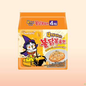 삼양식품 4가지치즈 불닭볶음면 145g x 4입, 4개