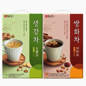 담터 쌍화차 50포 +생강차 50포 (100포), 1개