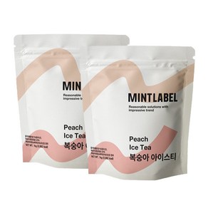 민트라벨 복숭아 아이스티 파우더 /셀플러스, 2개, 1개입, 1kg