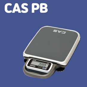 CAS 카스 이동형 전자저울 PB-60 [60kg] 농가형 물류 택배 휴대용 다목적 [대리점 정품]