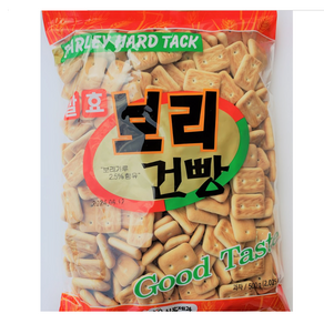 발효보리건빵 500g 옛날과자 전통과자 건빵 대용량 주전부리 보리 건빵, 7개