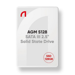 앱코 AGM S128 SATA3 SSD 화이트 100 x 70 x 7 mm, ABKOAGMS128G, 128GB