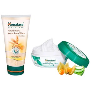 Himalaya Nouishing Skin Ceam 200ml & Fainess Kesa Face Wash 150ml, 1개, 350g