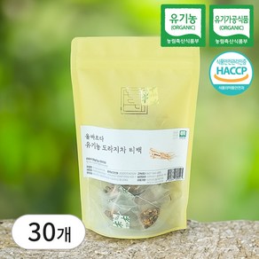 올바르다 유기농 도라지차 30티백, 1개, 30개입, 1g