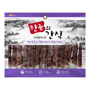 한줌의간식 블랙노즈 오리말이스틱 315g (약21개)