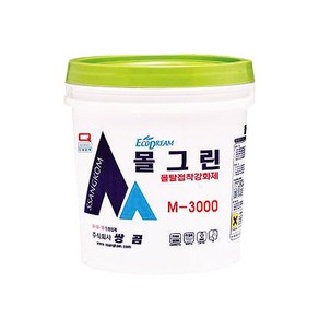 쌍곰 몰탈접착 강화제 몰그린 M-3000 18kg, 단일 수량, 1개