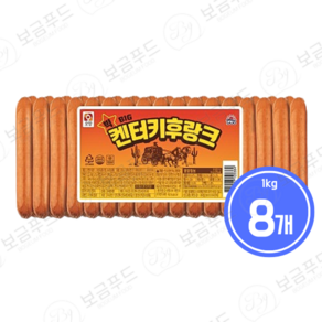 사조 빅켄터키후랑크1kg, 8개, 1kg