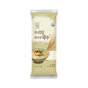 우리밀 순우리 국수(백밀국수) 400g, 1개