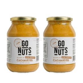 GO NUTS 고넛츠 땅콩 버터 스프레드 엑스트라 크런치 270g x2