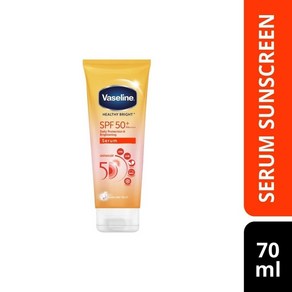 Vaseline 바세린 헬시 브라이 SPF50 데일리 프로텍션 세럼 70ml x 2개(1세트), 1세트