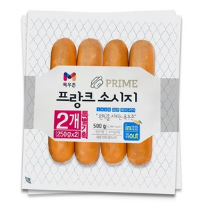 목우촌 프라임 프랑크 소시지 250g+250g