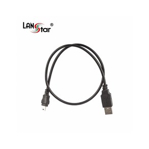 라인업시스템 라인업시스템 LANSTAR LS-USB-AM5P USB 2.0 Mini B 케이블 (0.15m), 1개