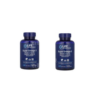 2개 라이프익스텐션 오메가쓰리 슈퍼오메가3 생선오일 피쉬오일 omega3 240정, 성인남녀공용