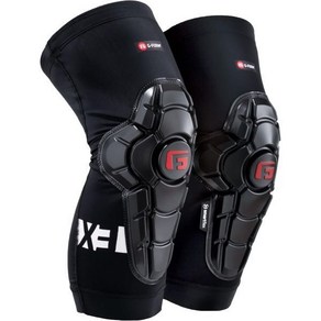 G-Fom Po-X3 산악자전거 무릎보호대 - 남녀 무릎보호대, Black, Adult XL, 1개