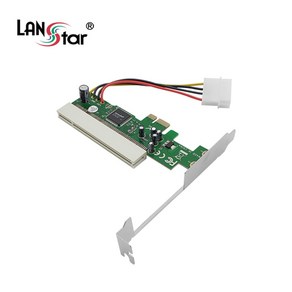 LANsta PCI-Expess to PCI 변환 카드/LS-PCIE2PCI/PCIe x1 슬롯을 통해 PCI 슬롯을 생성/4핀 파, 1개