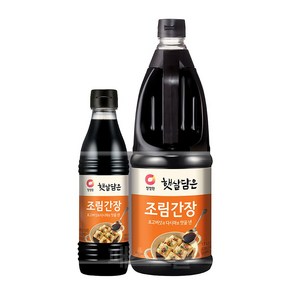 청정원 햇살담은 조림간장 1.7 + 조림간장 500ml 세트