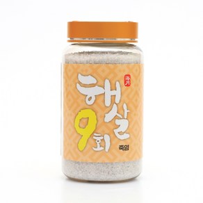 해월햇살죽염 9회 흰죽염 과립형(소자 좁쌀크기)알갱이 500g, 1개