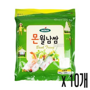 몬 월남쌈 라이스페이퍼 사각, 10개, 200g