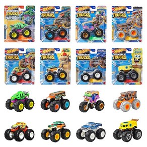 핫 휠 Hot Wheels 몬스터 트럭 1:64 어소트먼트 8대들이 BOX 판매 탈것 장난감 미니카 3세부터 984G-FYJ44, 1개