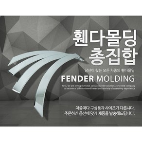 오토크로바 11년 엑센트(5) 8P 휀다몰딩 휀다가드 바퀴몰딩, 휀더/램프