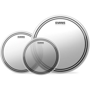 Evans 에반스 드럼헤드 G2 코팅 표준 탑팩 12인치 13인치 16인치, EC2 Tompack Coated, 1개