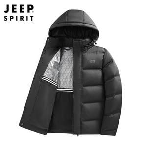 JEEP SPIRIT 지프 남녀공용 울트라 라이트 경량 다운 패딩 점퍼후디 자켓 JP6829+양말