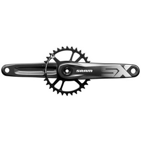Sam 스램 SX Eagle 크랭크 세트 파워스플라인 32T 165mm 부스트 블랙, 165mm (관부가세포함), 1개